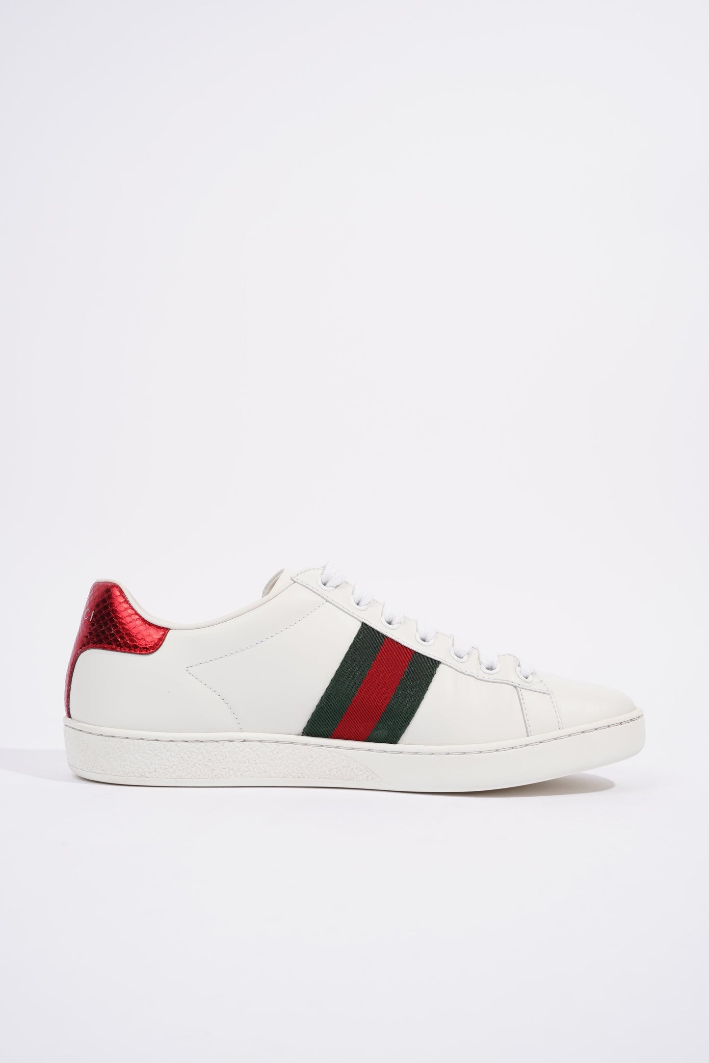 Gucci Ace Embroidered Bee White / Red / Green Leather EU 39 UK 6