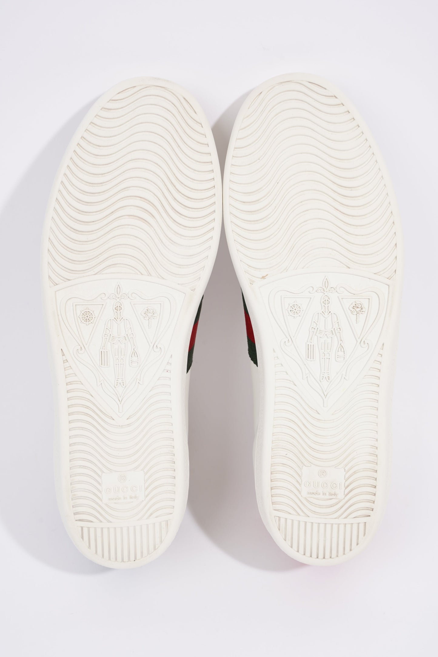 Gucci Ace Embroidered Bee White / Red / Green Leather EU 39 UK 6