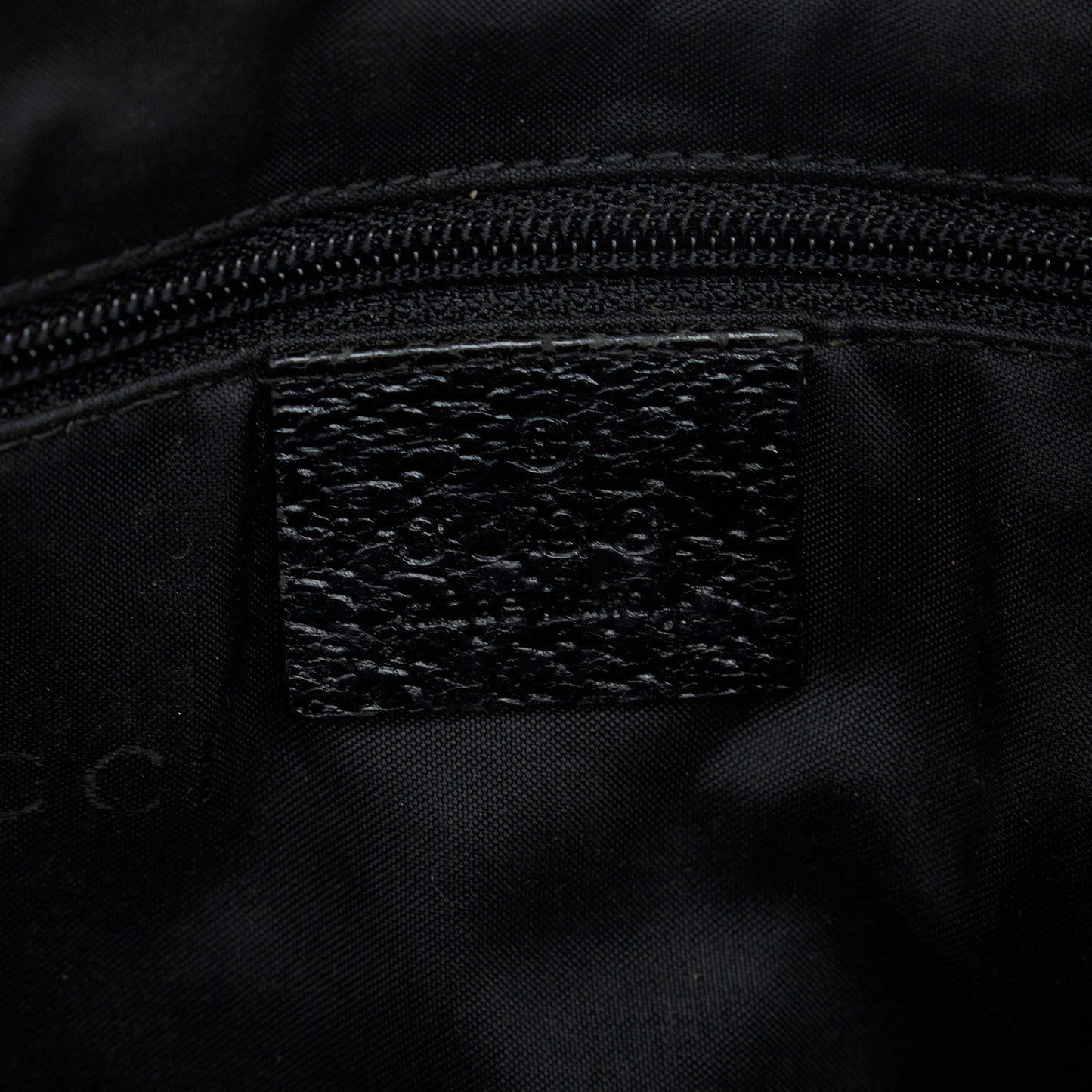 Gucci Jackie Black Canvas
