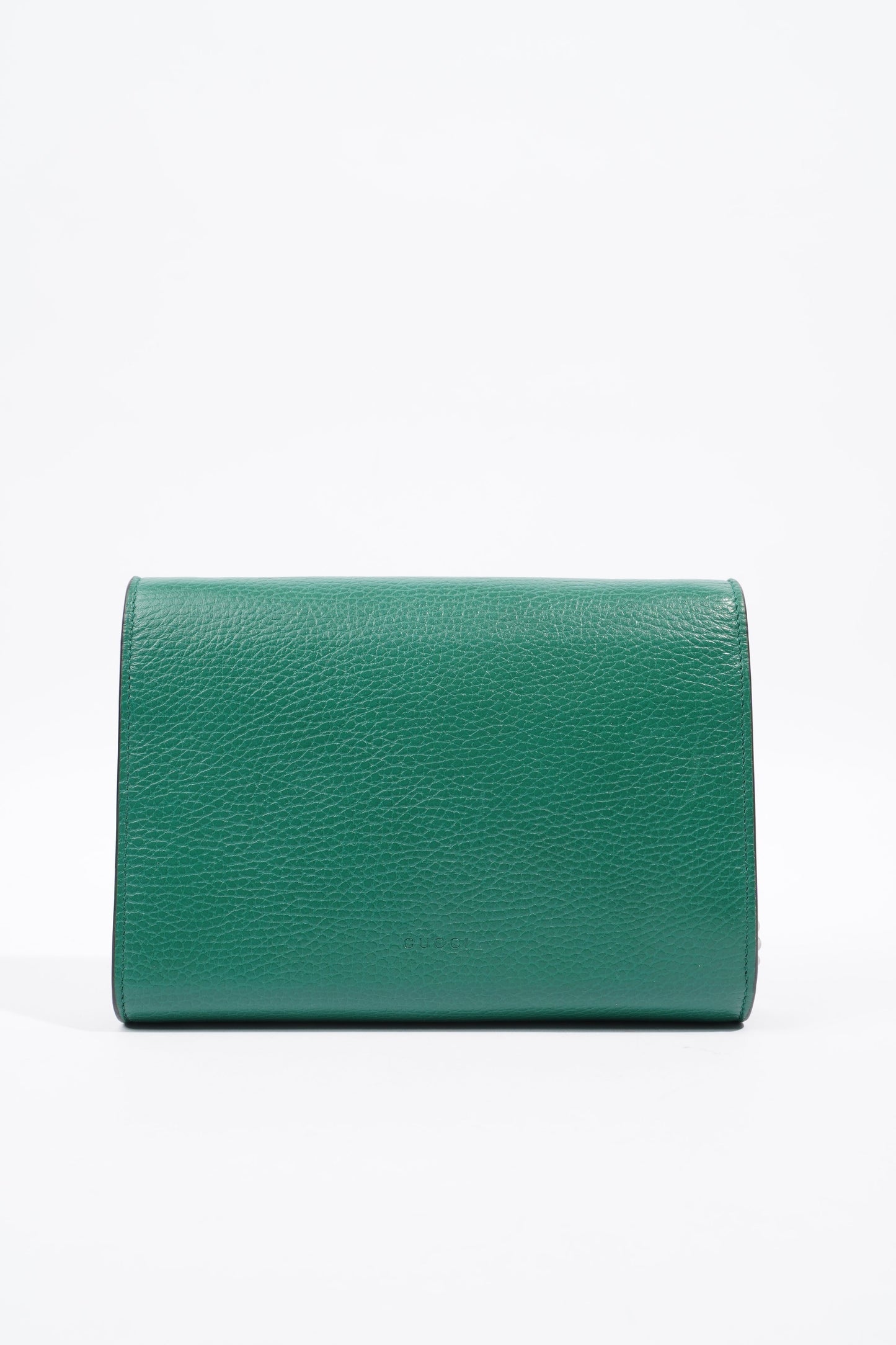 Gucci Dionysus Chain Wallet Green Leather
