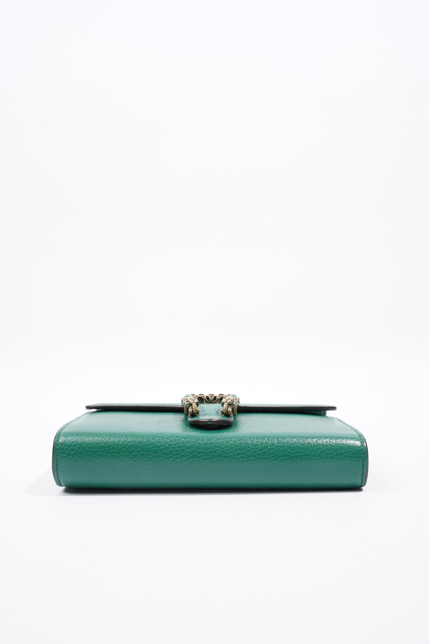 Gucci Dionysus Chain Wallet Green Leather
