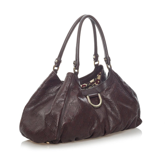 Guccissima Abbey D-Ring Shoulder Bag