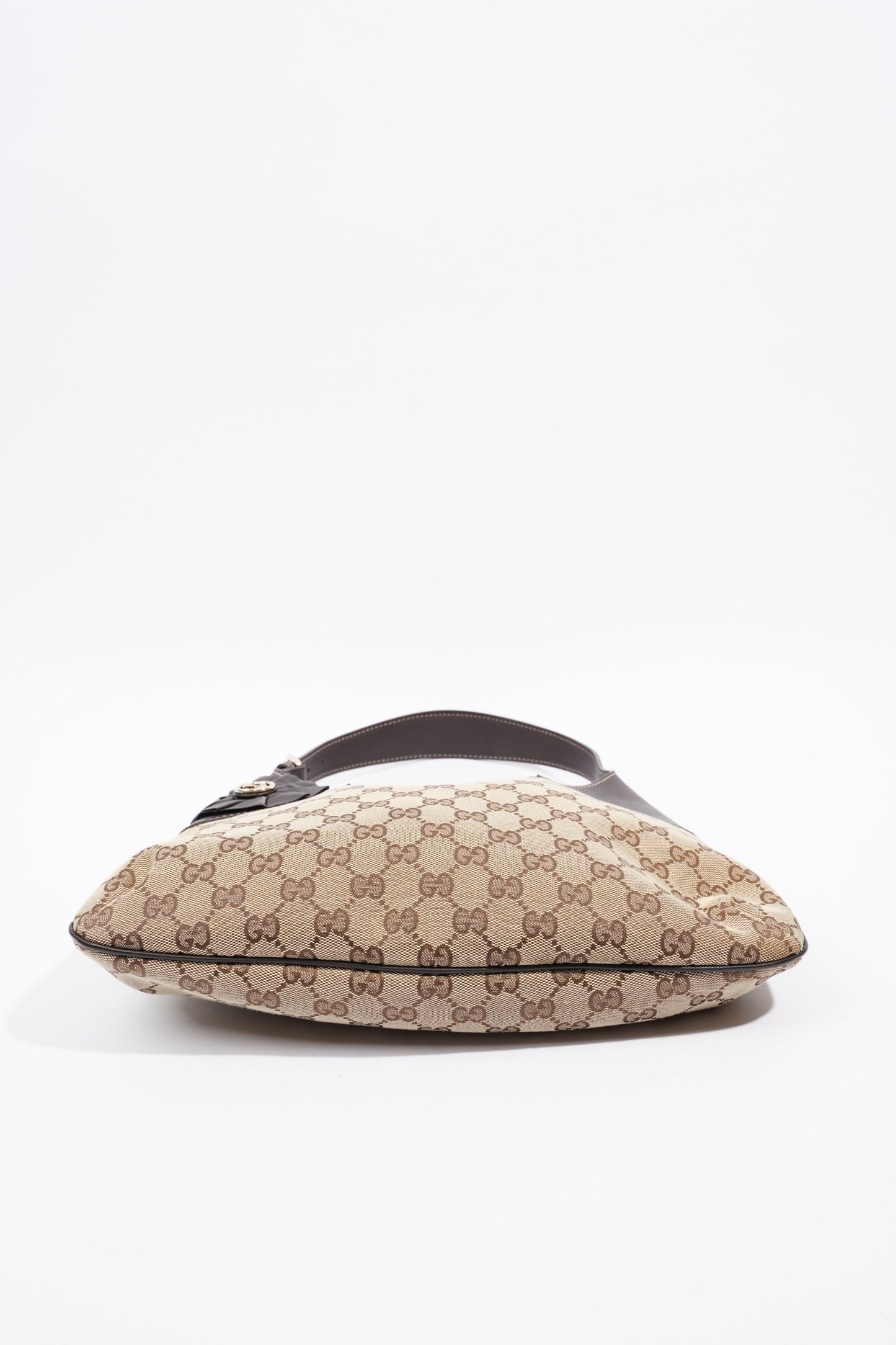 Gucci Hobo Bag Supreme Print / Brown Canvas