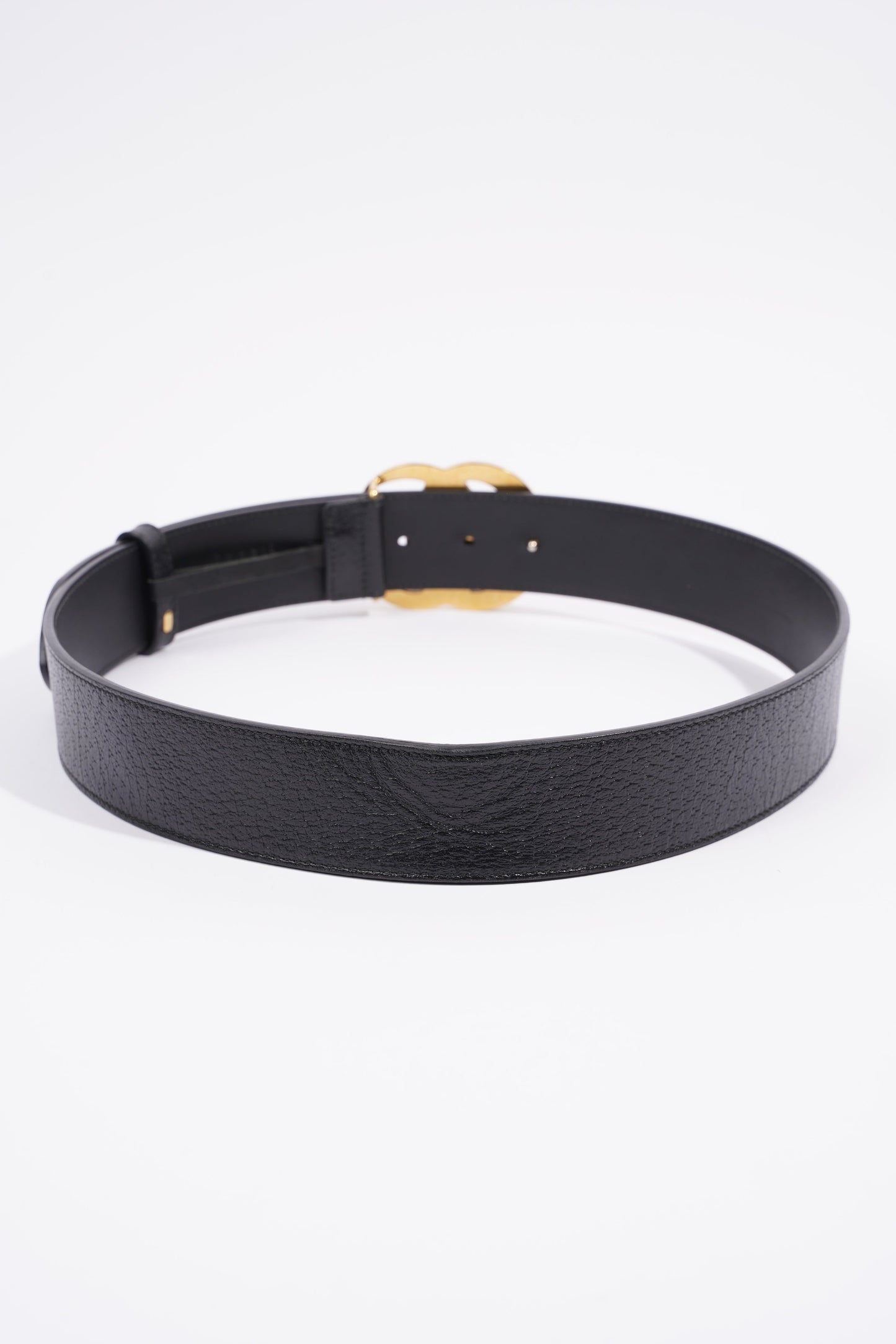 Gucci Marmont Belt Black / Gold Leather 85cm 34'