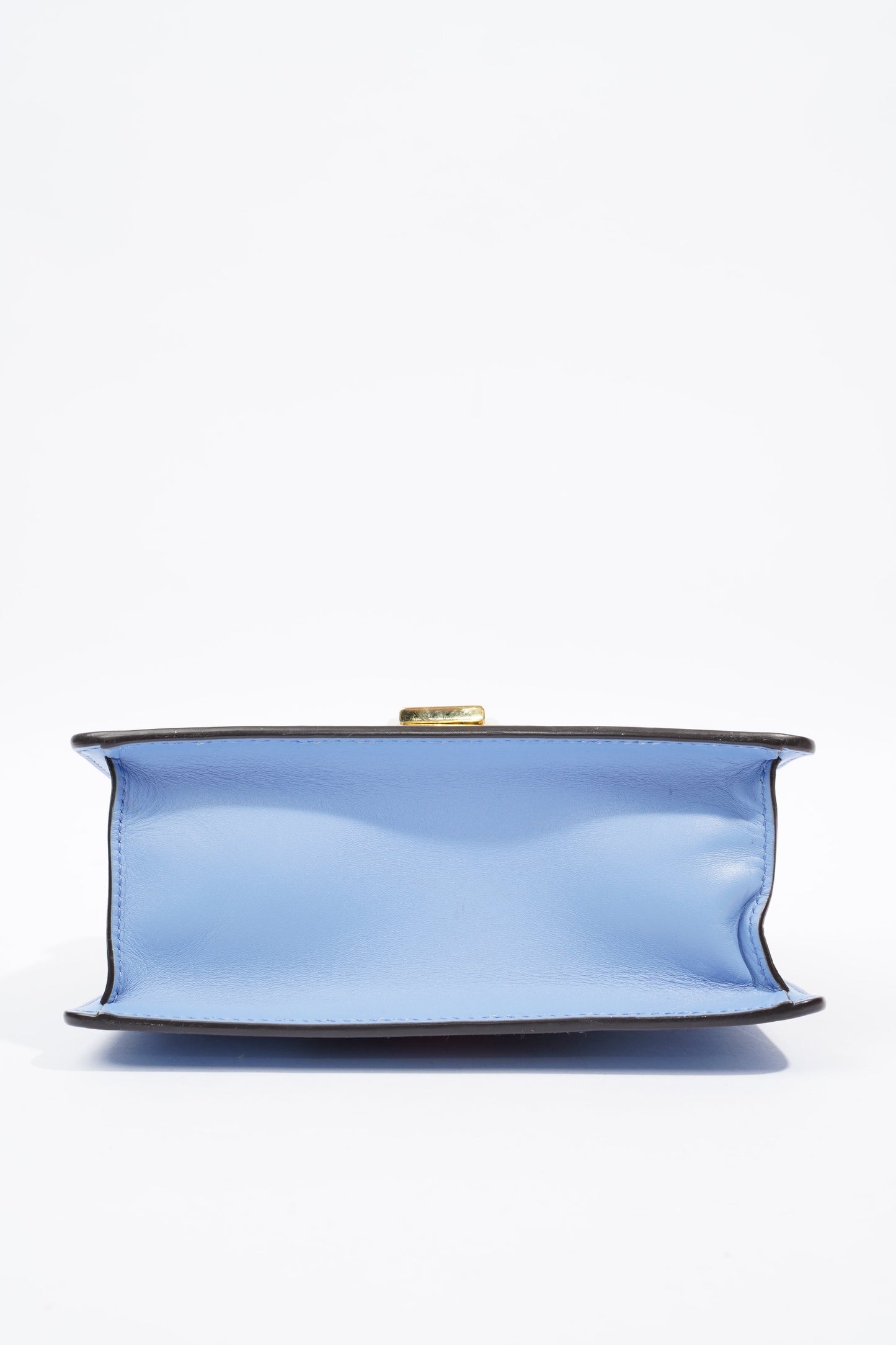 Gucci Sylvie Blue Leather Mini