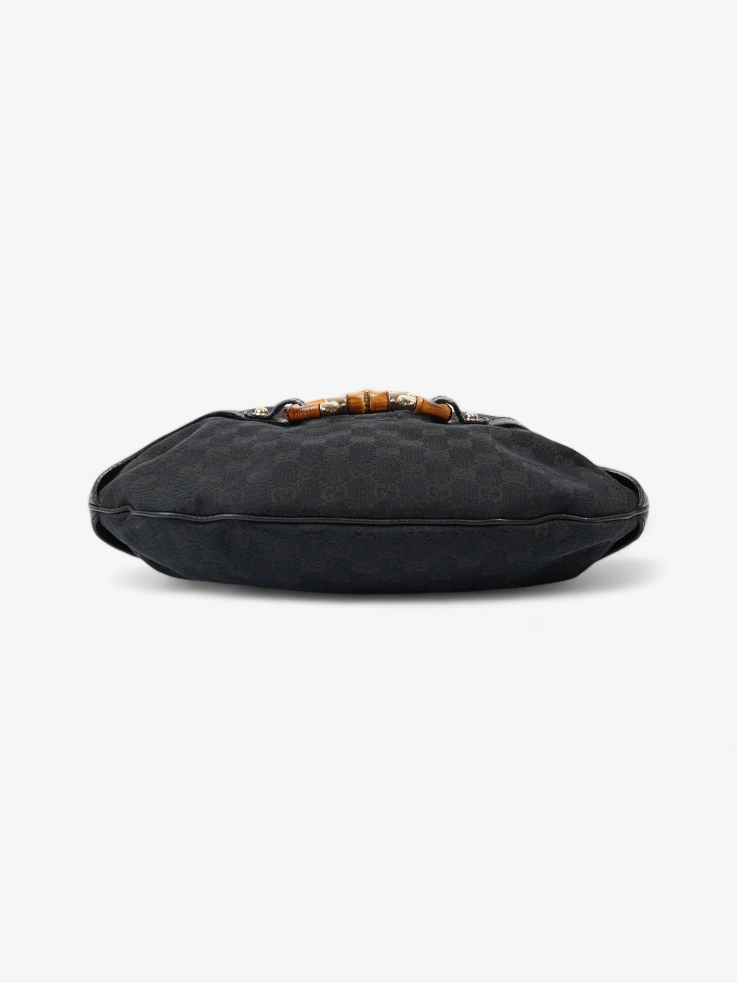 Gucci Amalfi Horsebit Hobo GG Supreme / Black / Brown Canvas