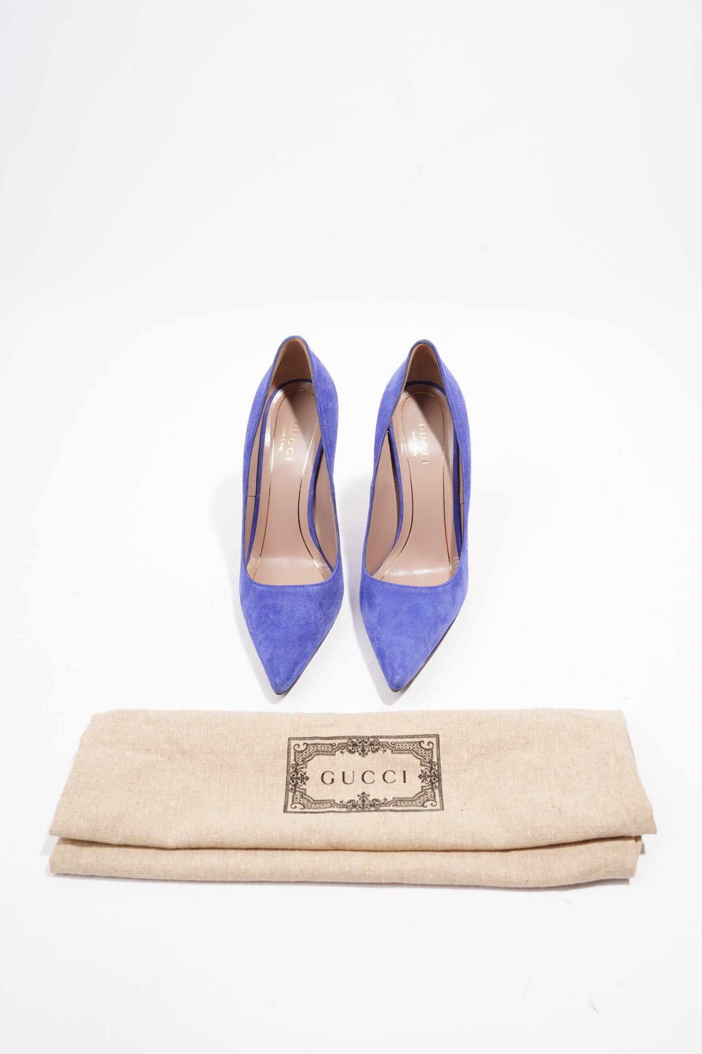 Gucci Adina Blue Suede EU 36.5 UK 3.5