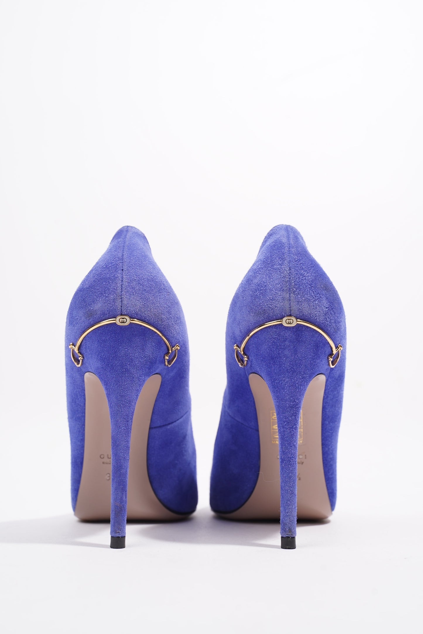 Gucci Adina Blue Suede EU 36.5 UK 3.5