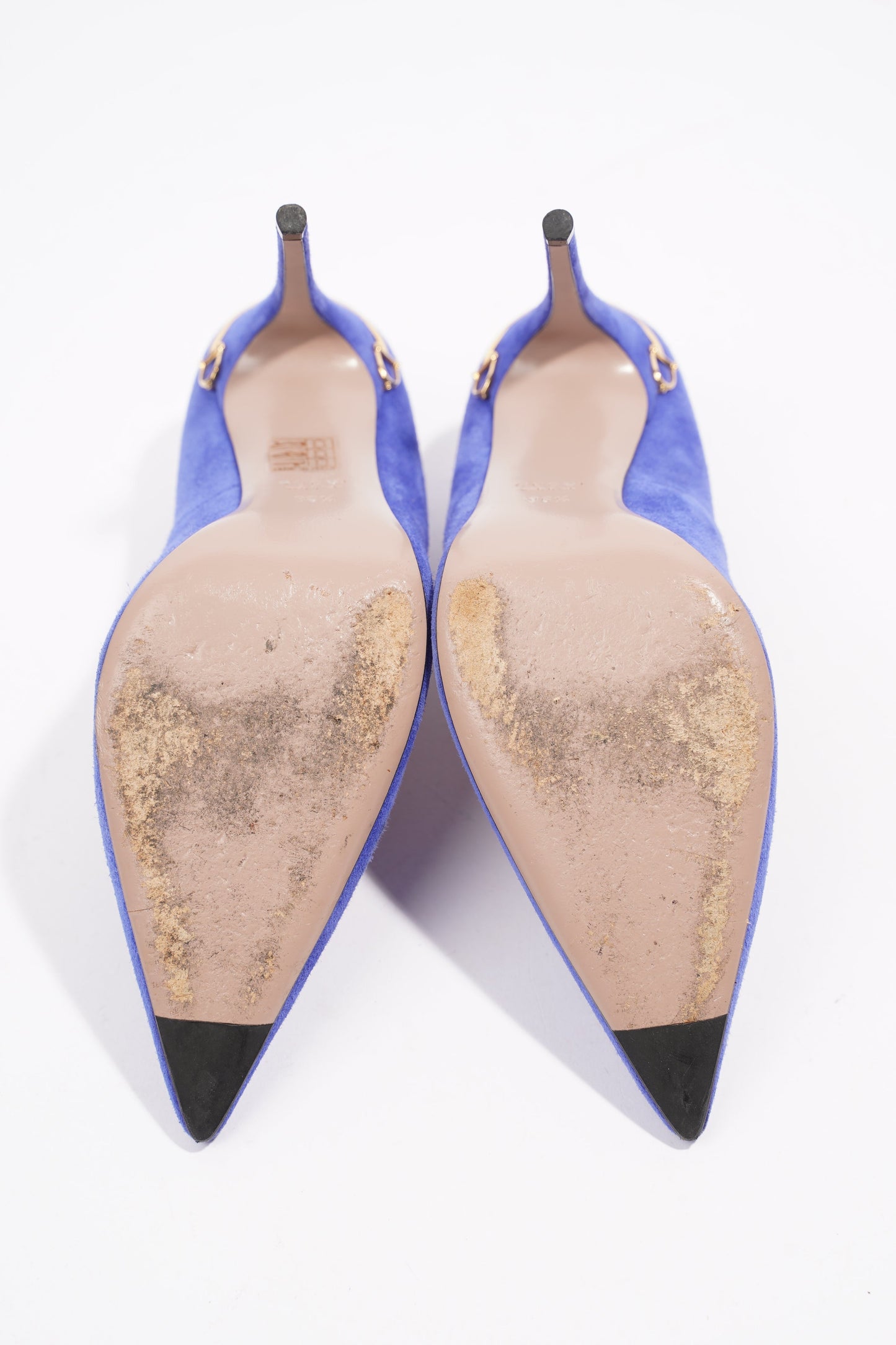 Gucci Adina Blue Suede EU 36.5 UK 3.5