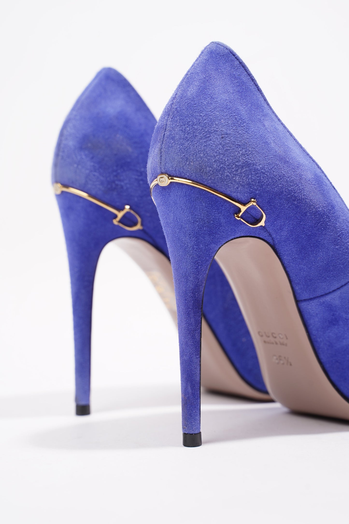 Gucci Adina Blue Suede EU 36.5 UK 3.5