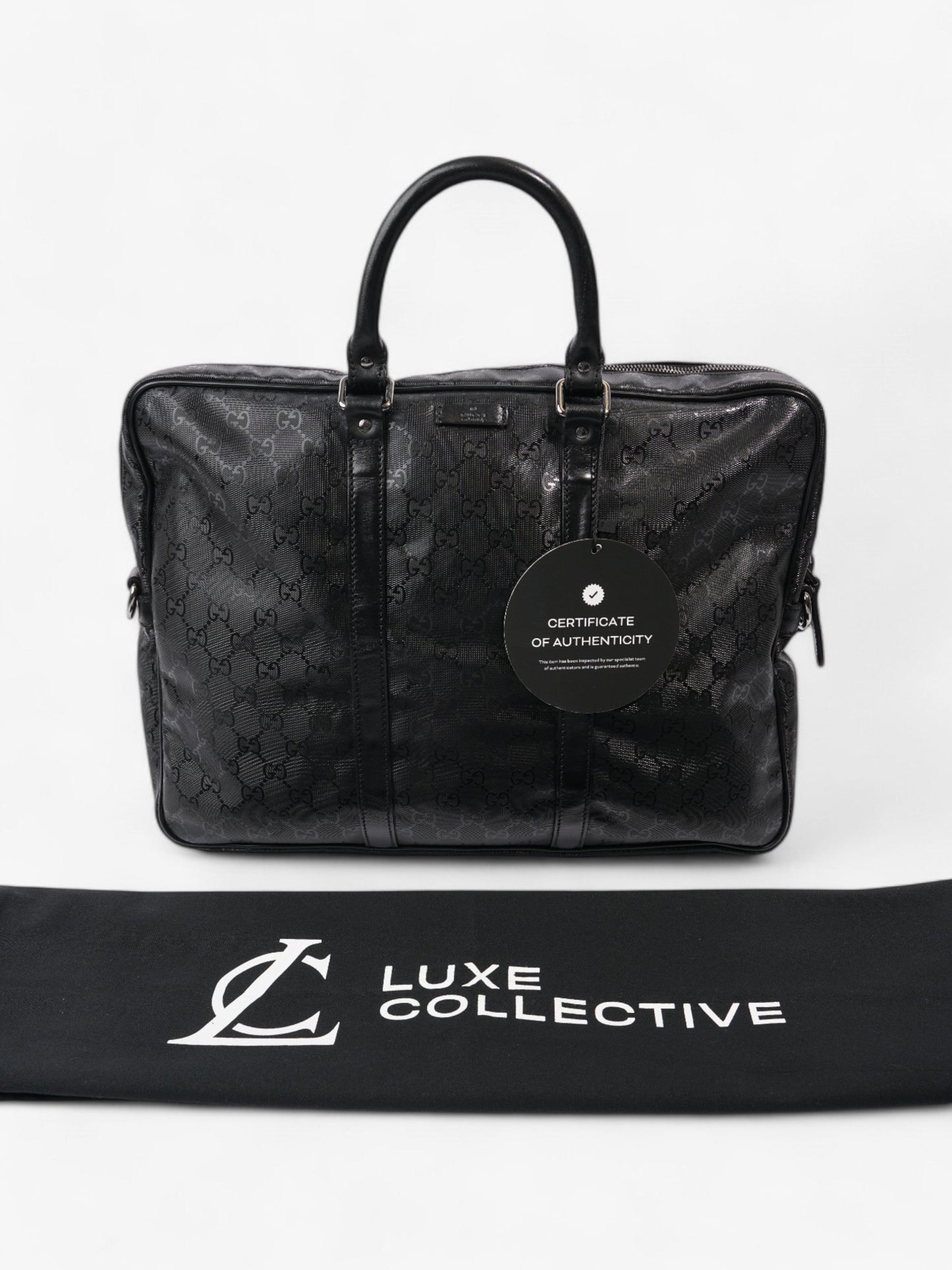 Gucci GG Briefcase GG Supreme / Black Canvas