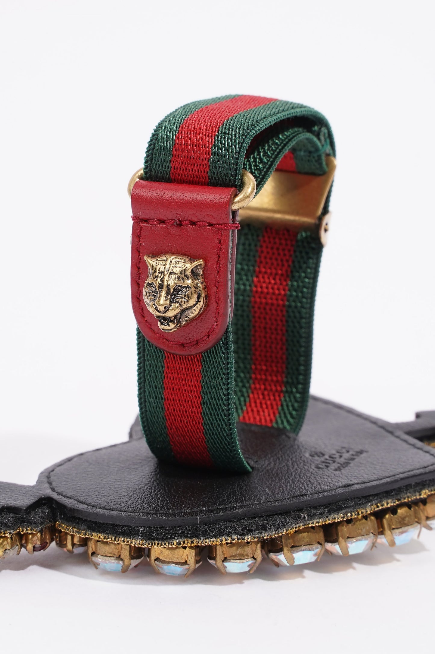 Gucci Crystal Heart Elastic Bracelet Crystal / Gucci Stripe Elastic