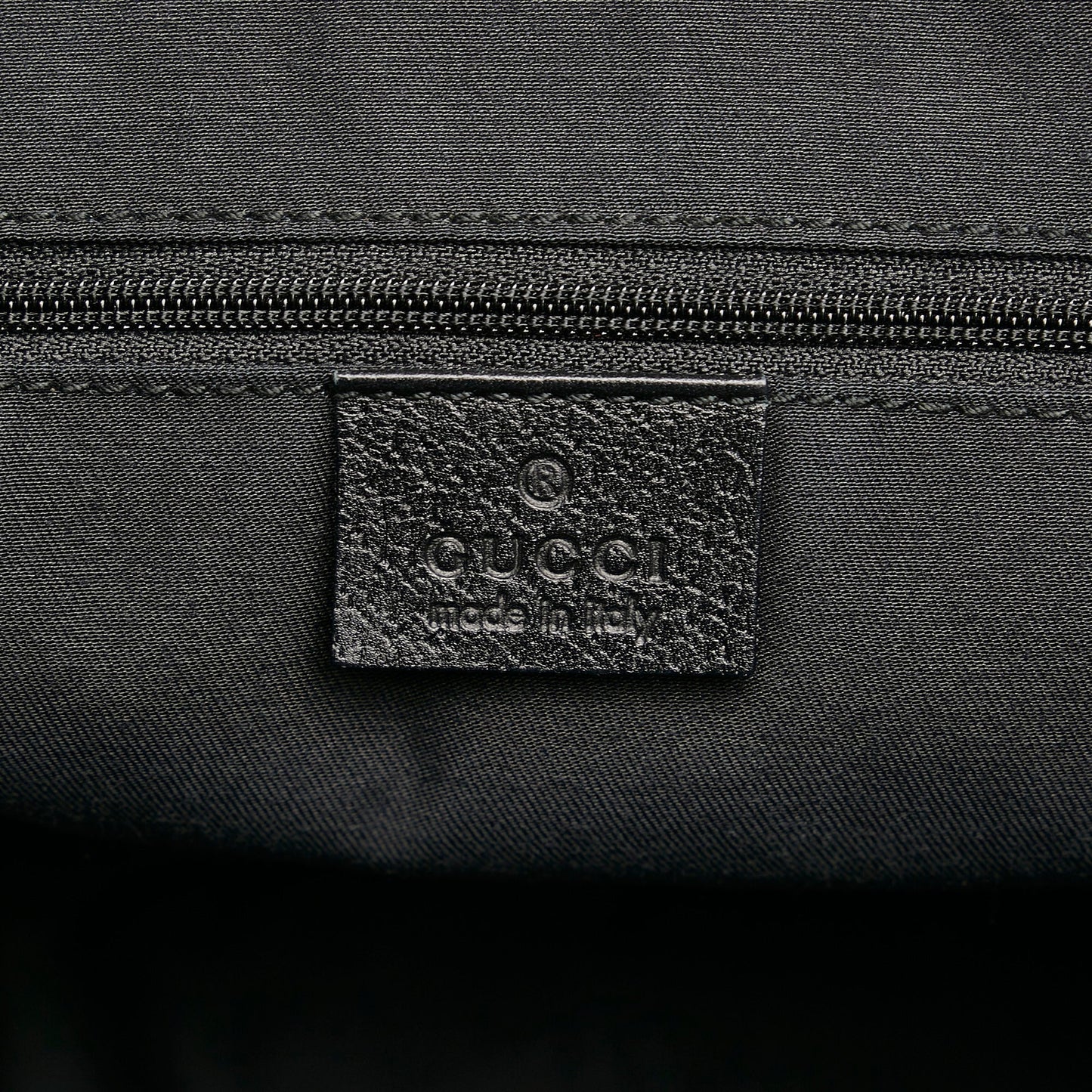 Gucci Abbey Tote Bag Black GG Canvas