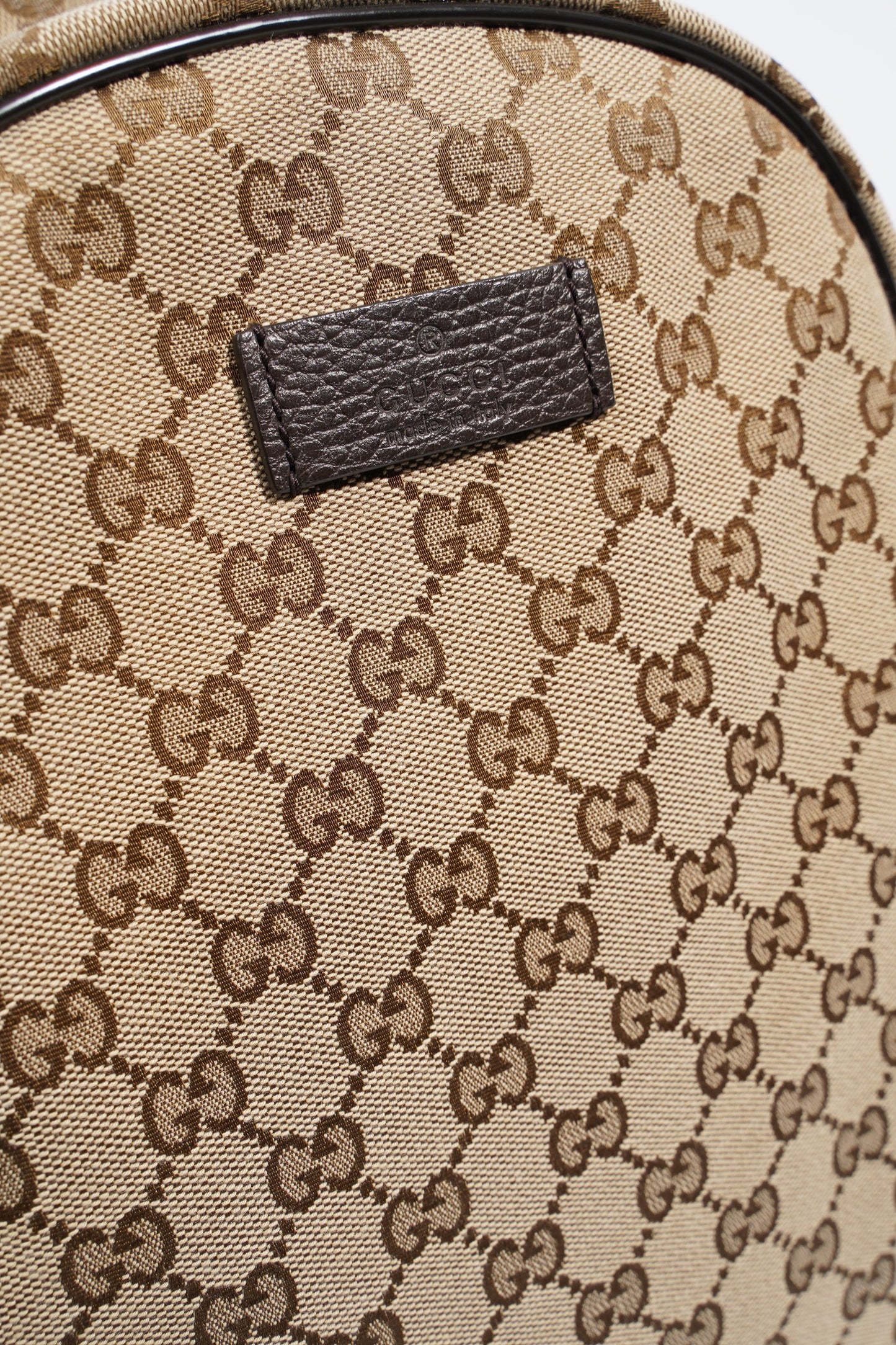 Gucci Supreme GG Top Zip Supreme / Brown Canvas