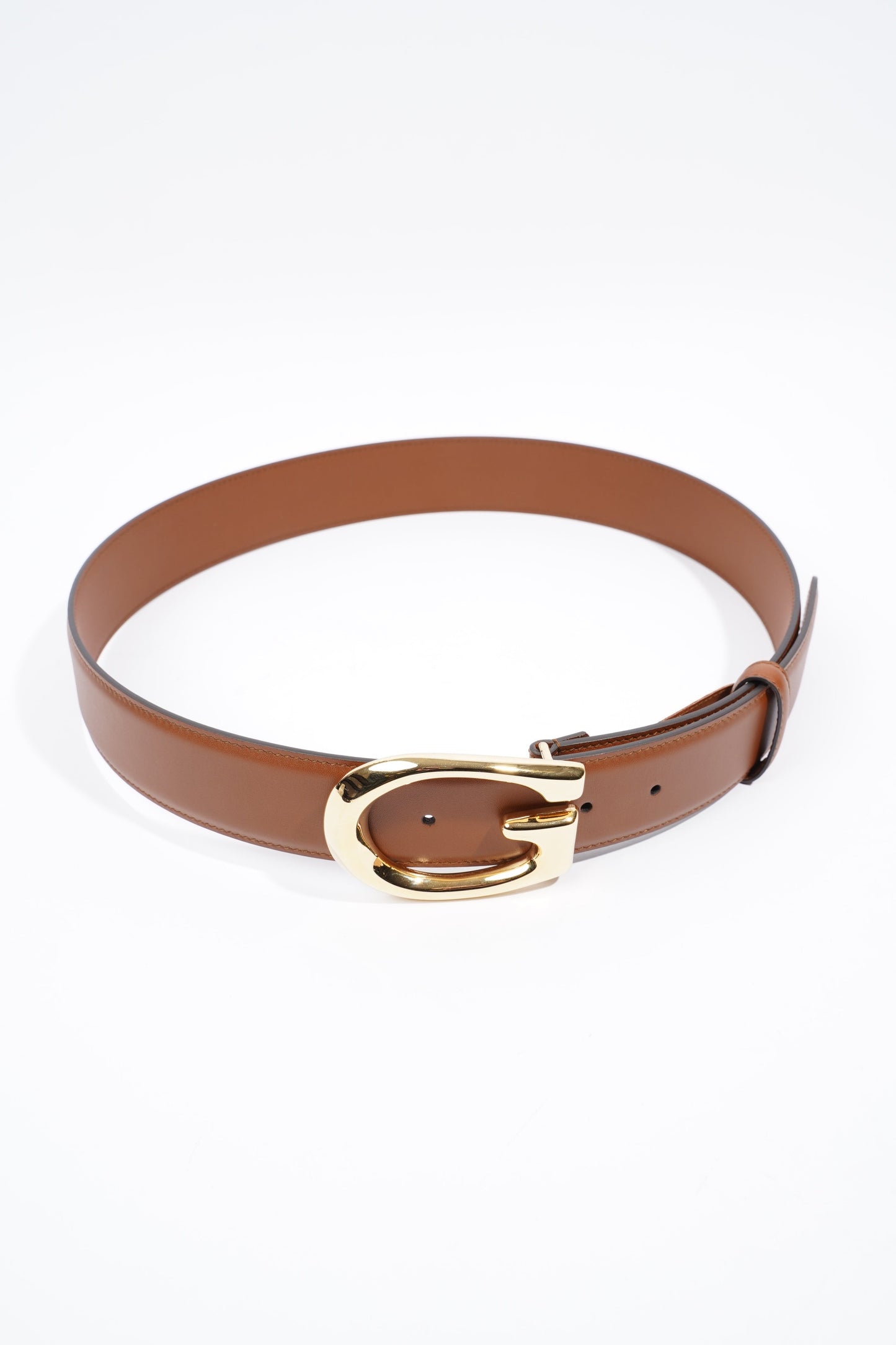 Gucci G - Buckle Brown Leather 90cm 36"