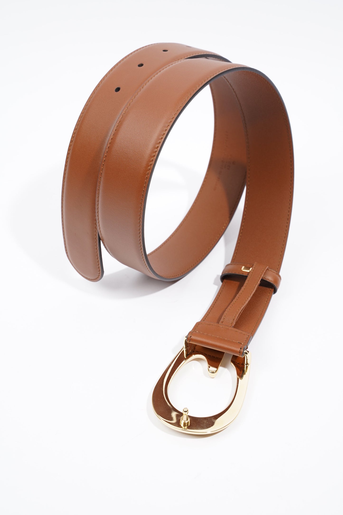 Gucci G - Buckle Brown Leather 90cm 36"