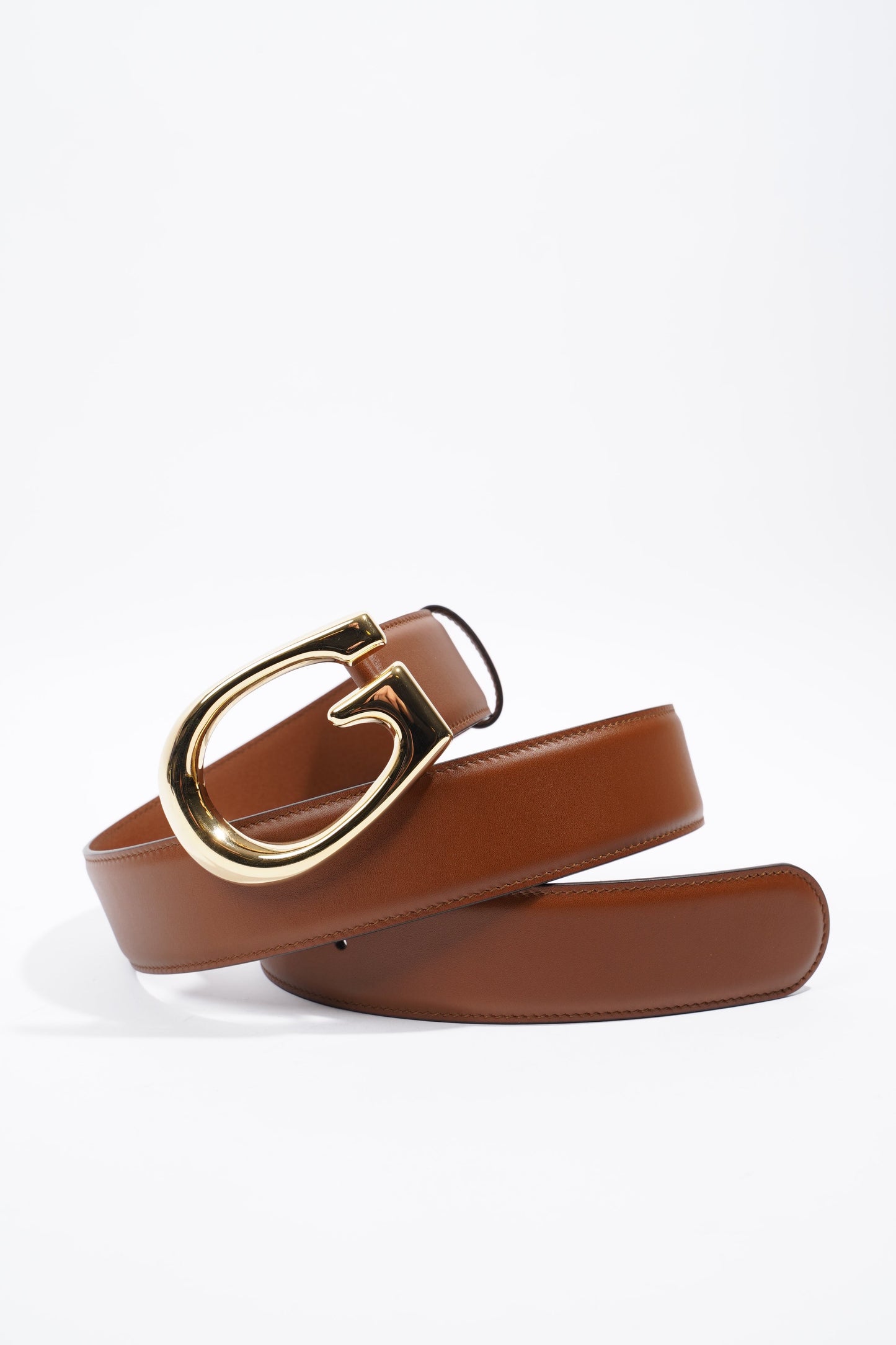 Gucci G - Buckle Brown Leather 90cm 36"