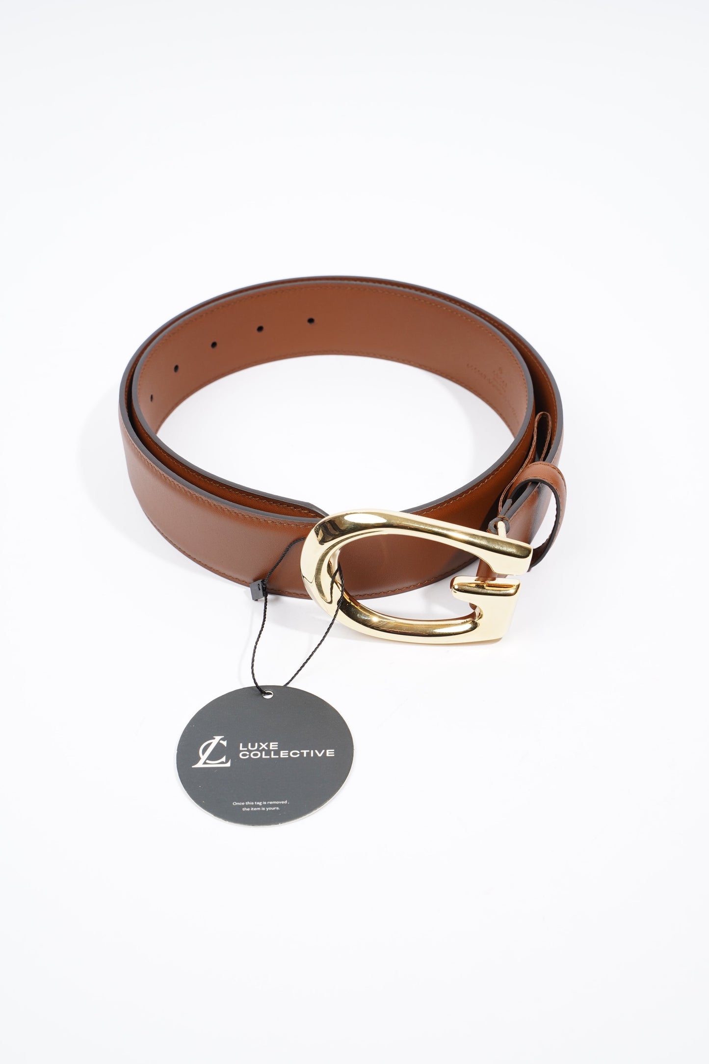 Gucci G - Buckle Brown Leather 90cm 36"