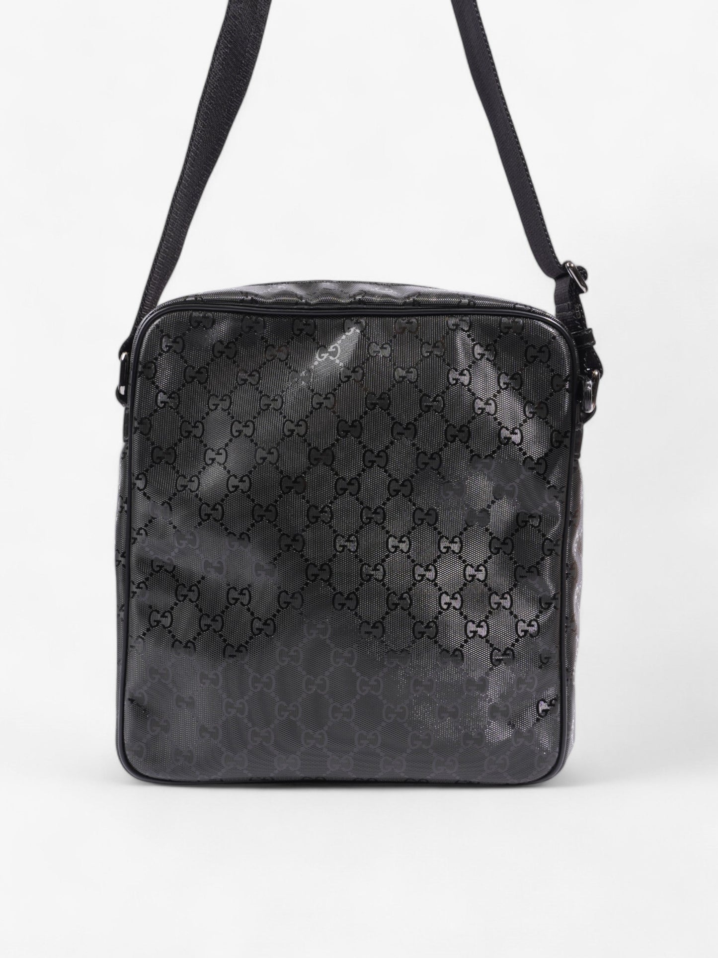 Gucci GG Imprime Messenger Black Coated Canvas