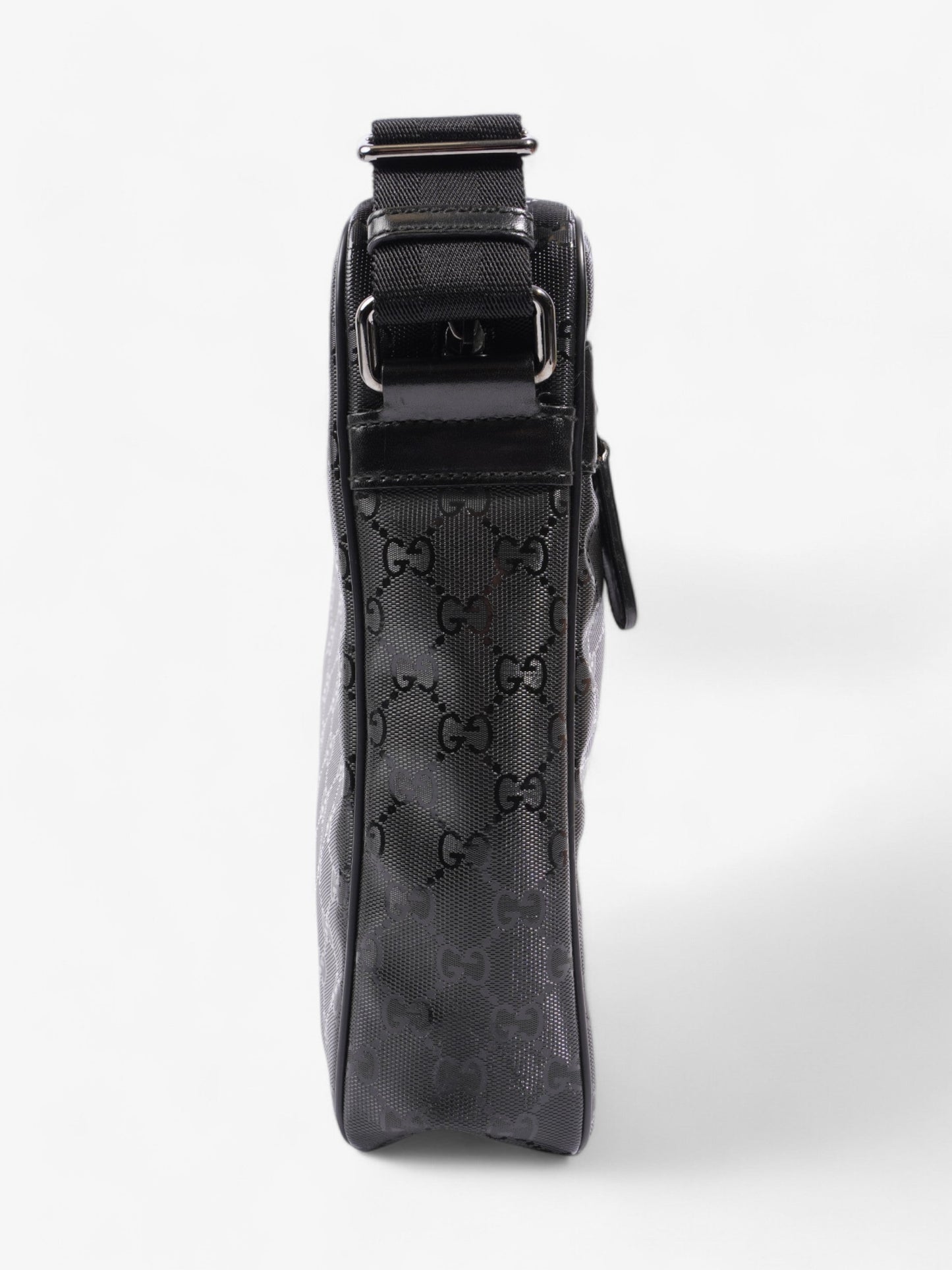Gucci GG Imprime Messenger Black Coated Canvas
