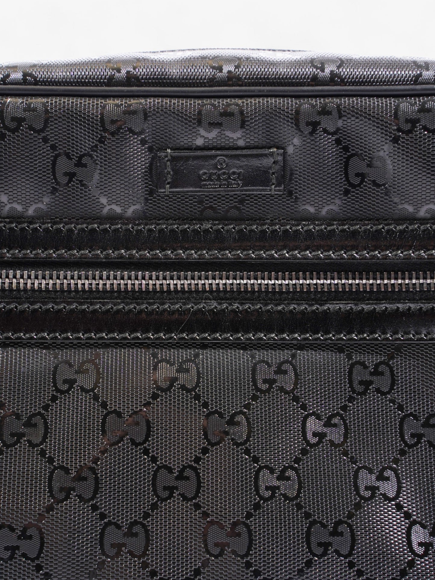 Gucci GG Imprime Messenger Black Coated Canvas
