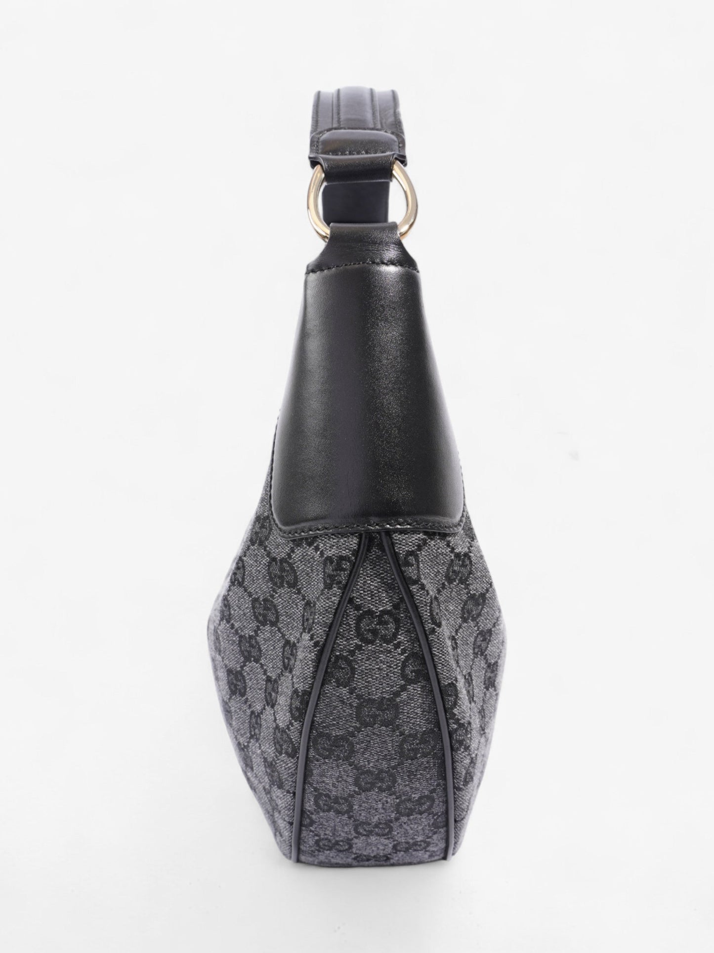 Gucci Half Moon Hobo Black Denim GG Supreme Denim