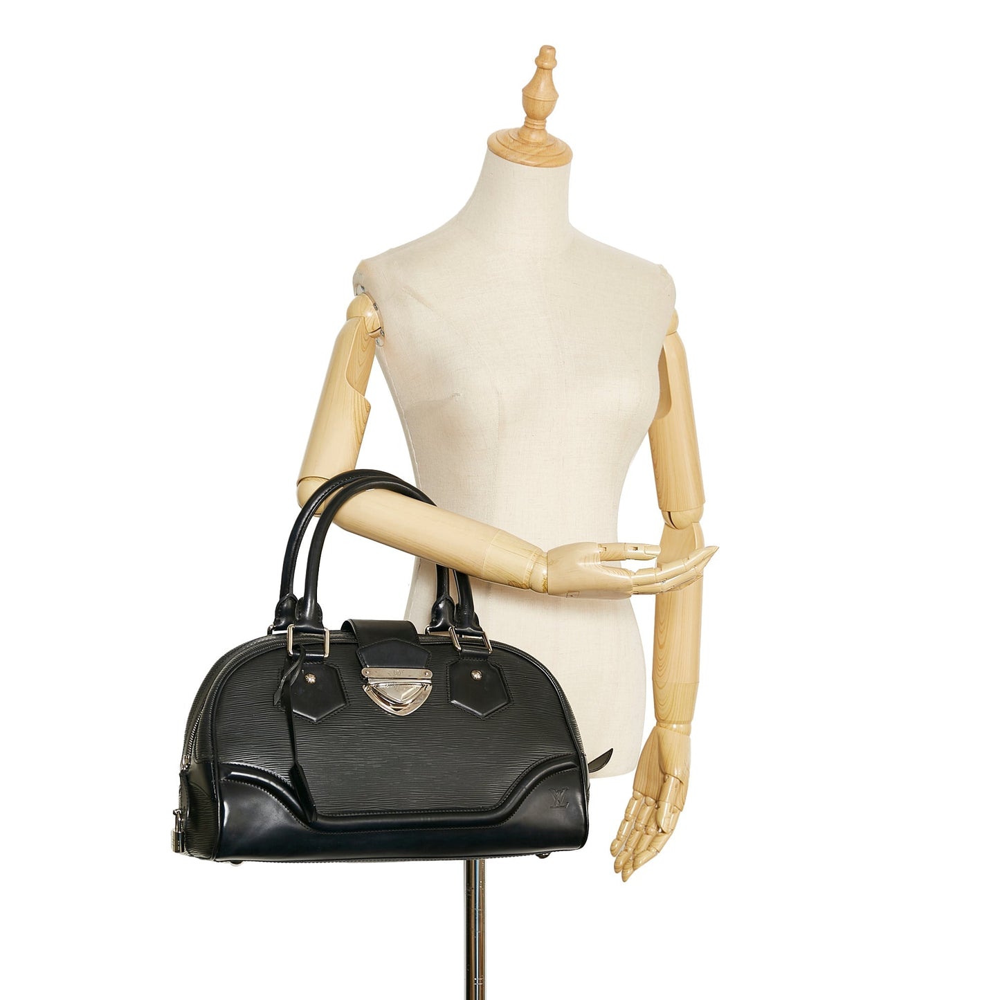 Louis Vuitton Bowling Montaigne GM Black Epi