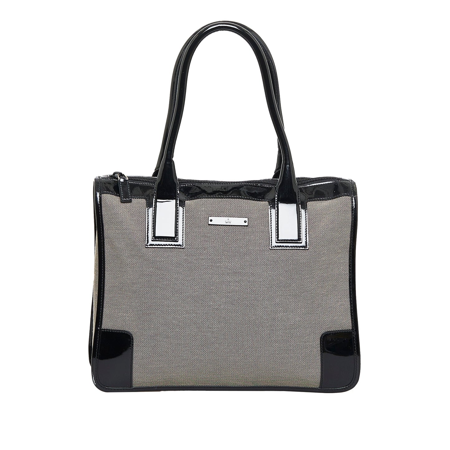 Gucci Handbag Grey Canvas