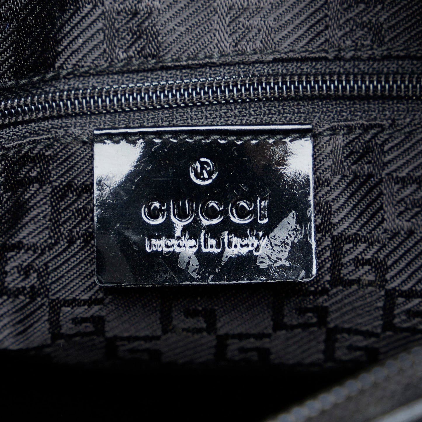 Gucci Handbag Grey Canvas