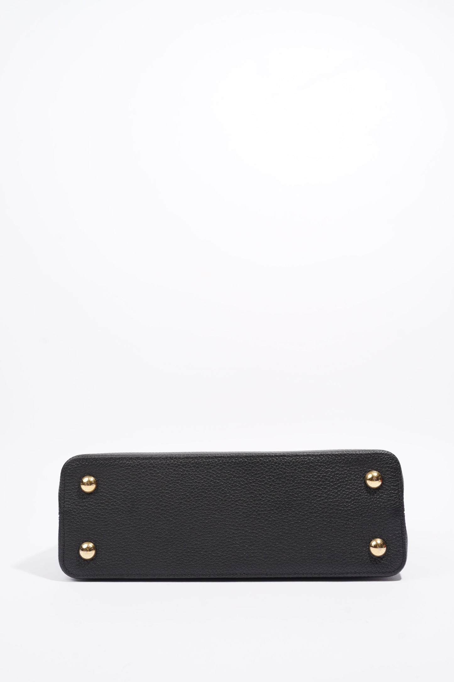 Louis Vuitton Capucines MM Black Taurillon Leather