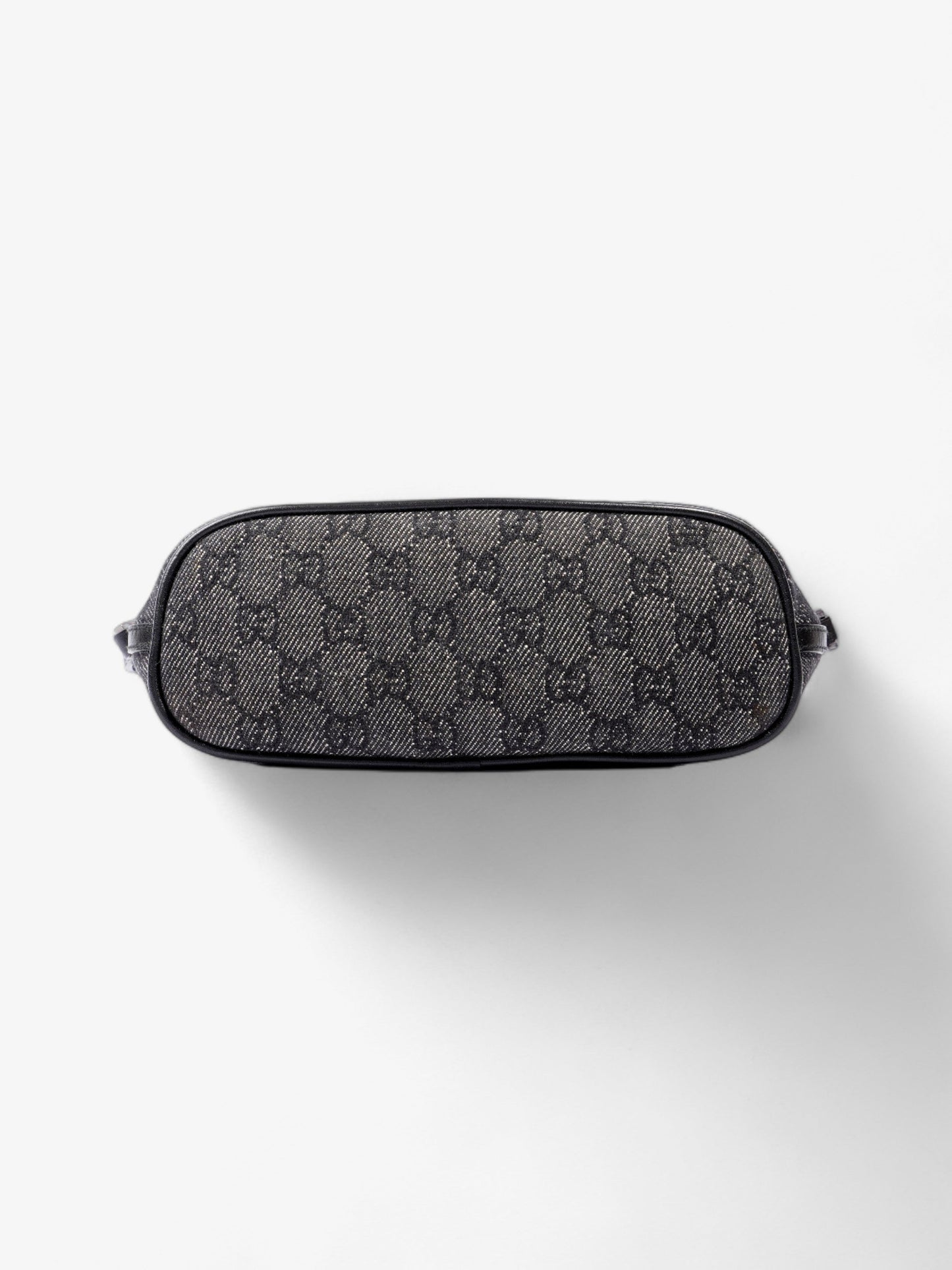 Gucci Pochette Boat Baguette Black Canvas