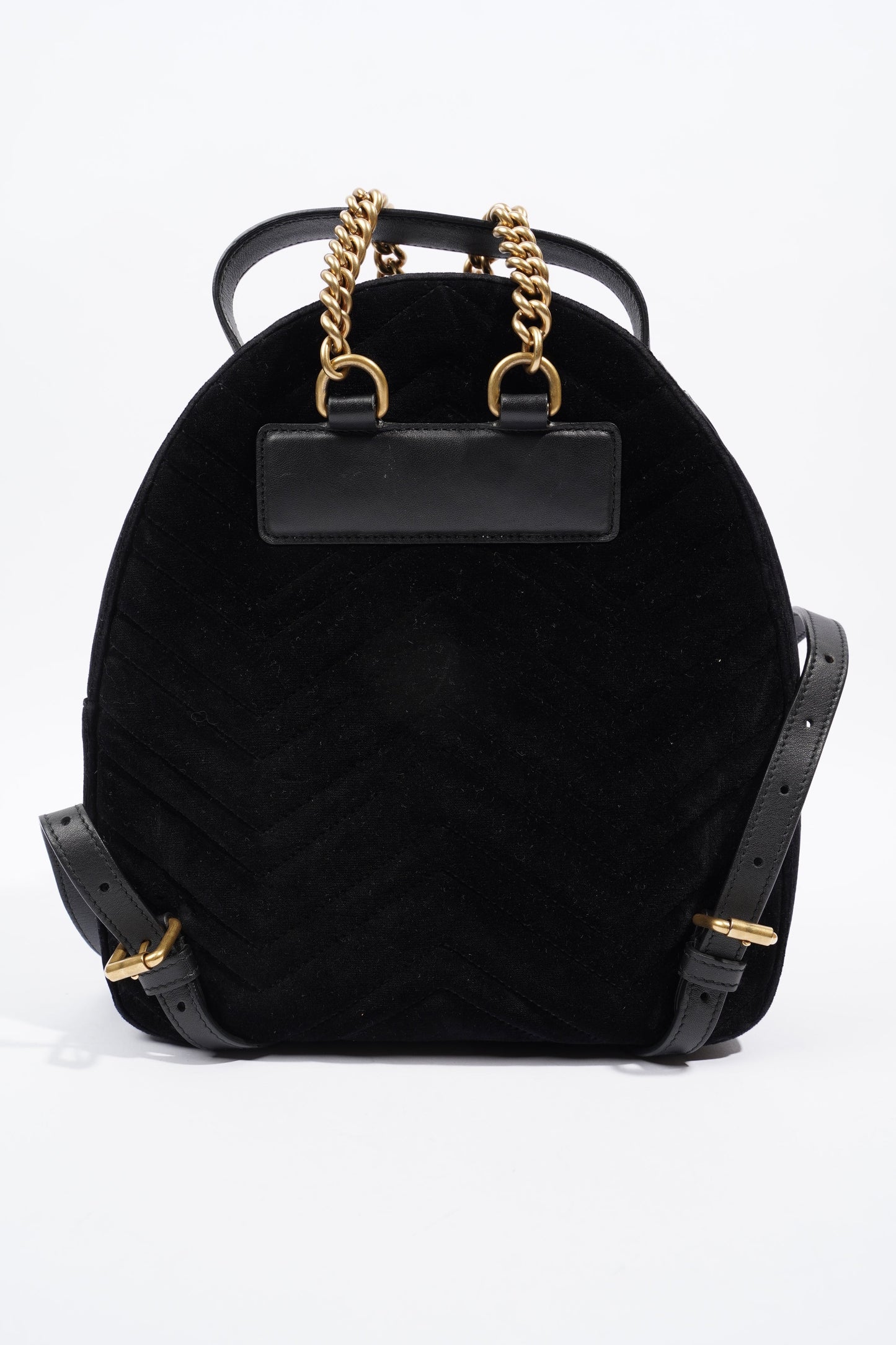 Gucci GG Marmont Matelasse Backpack Black Velvet