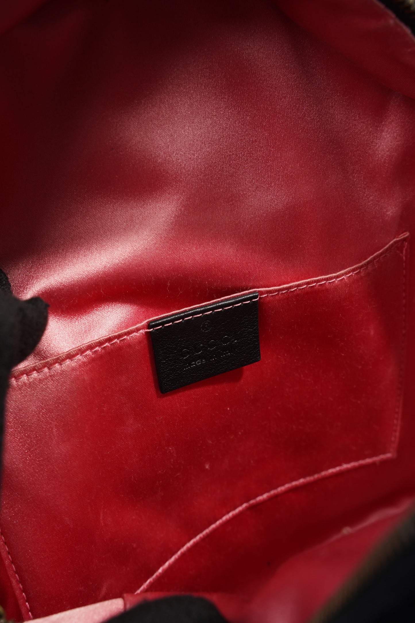 Gucci GG Marmont Matelasse Backpack Black Velvet