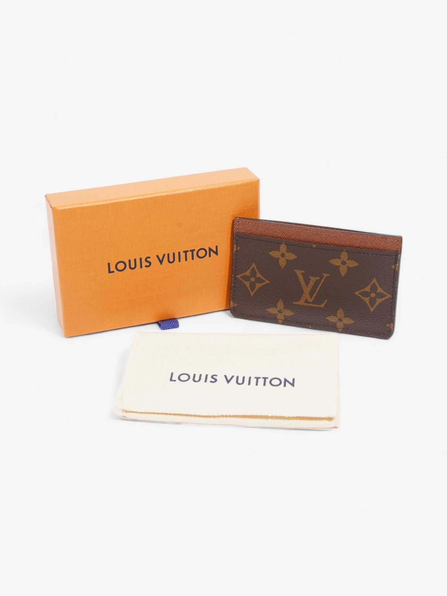 Louis Vuitton Card Holder Monogram / Brown Coated Canvas