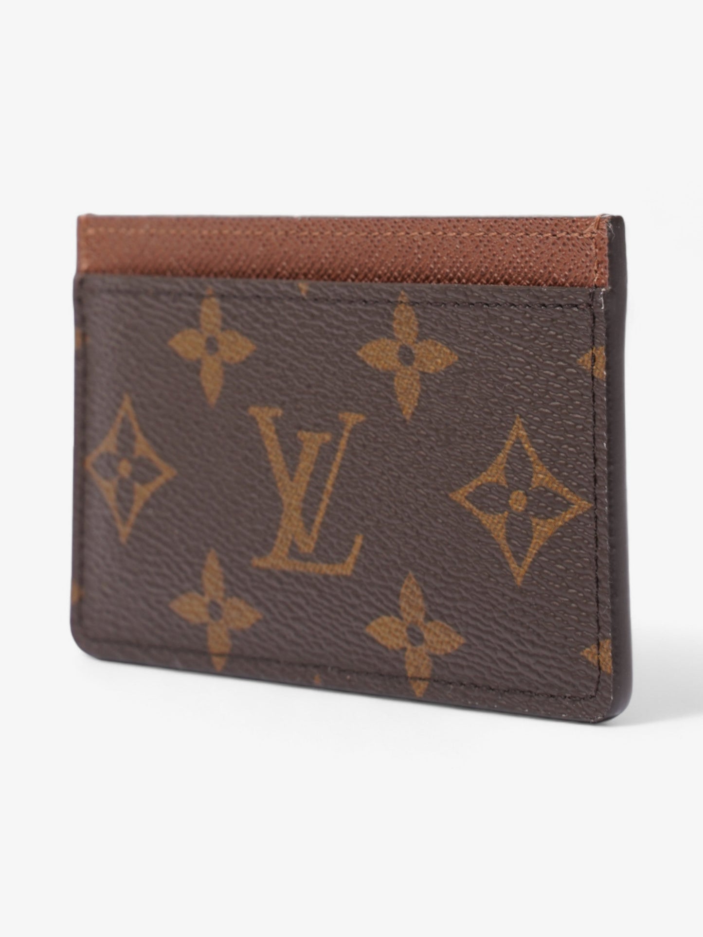 Louis Vuitton Card Holder Monogram / Brown Coated Canvas