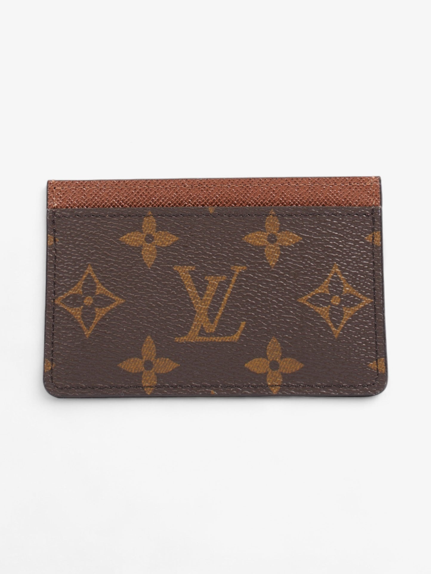 Louis Vuitton Card Holder Monogram / Brown Coated Canvas