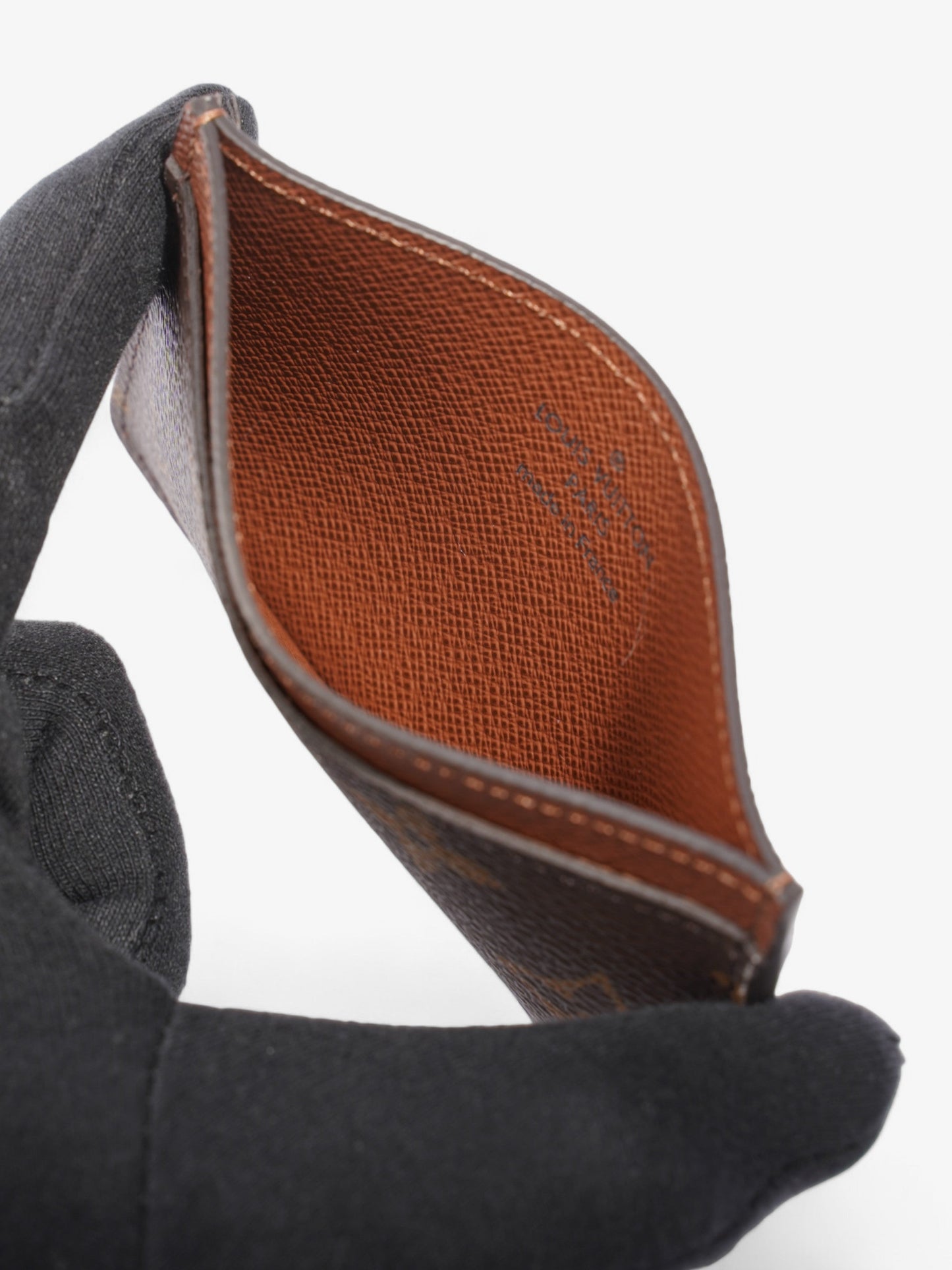 Louis Vuitton Card Holder Monogram / Brown Coated Canvas