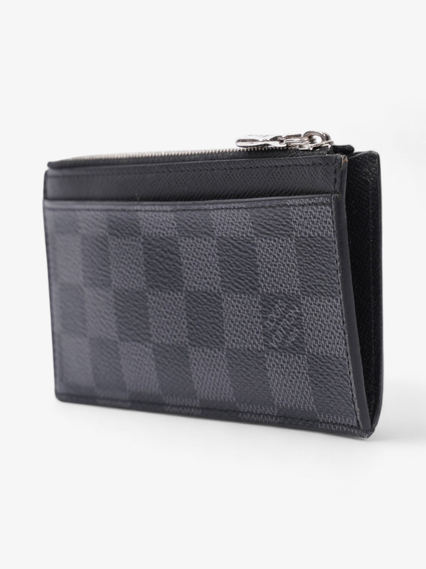 Louis Vuitton Coin Card Holder Damier Graphite Coated Canvas