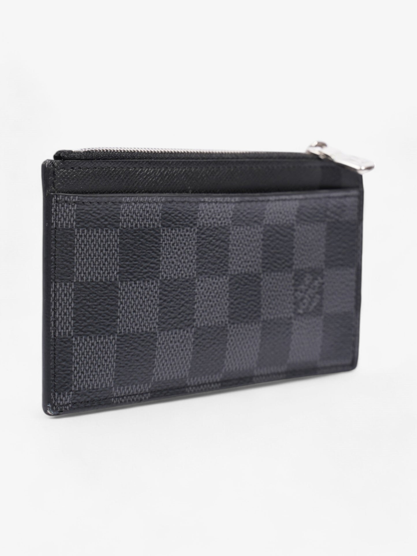Louis Vuitton Coin Card Holder Damier Graphite Coated Canvas