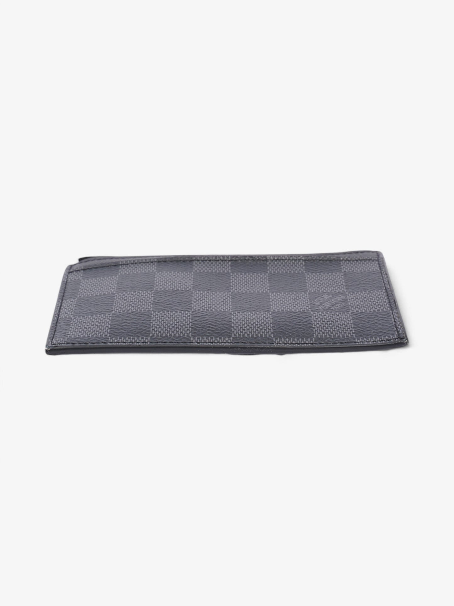 Louis Vuitton Coin Card Holder Damier Graphite Coated Canvas