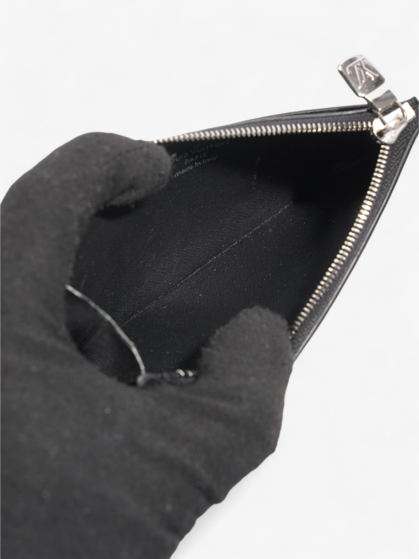 Louis Vuitton Coin Card Holder Damier Graphite Coated Canvas