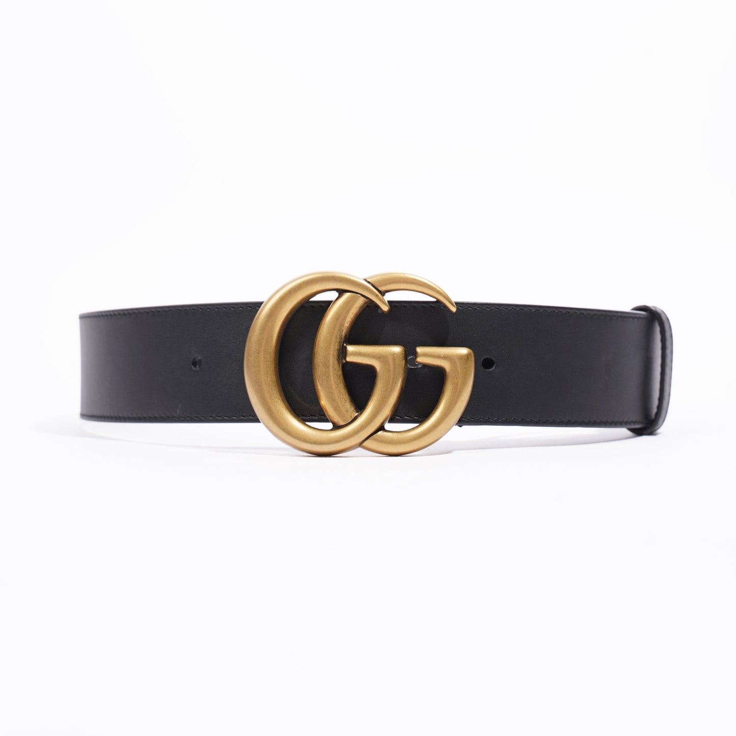 Gucci GG Marmont Belt Black Leather 70cm 28"