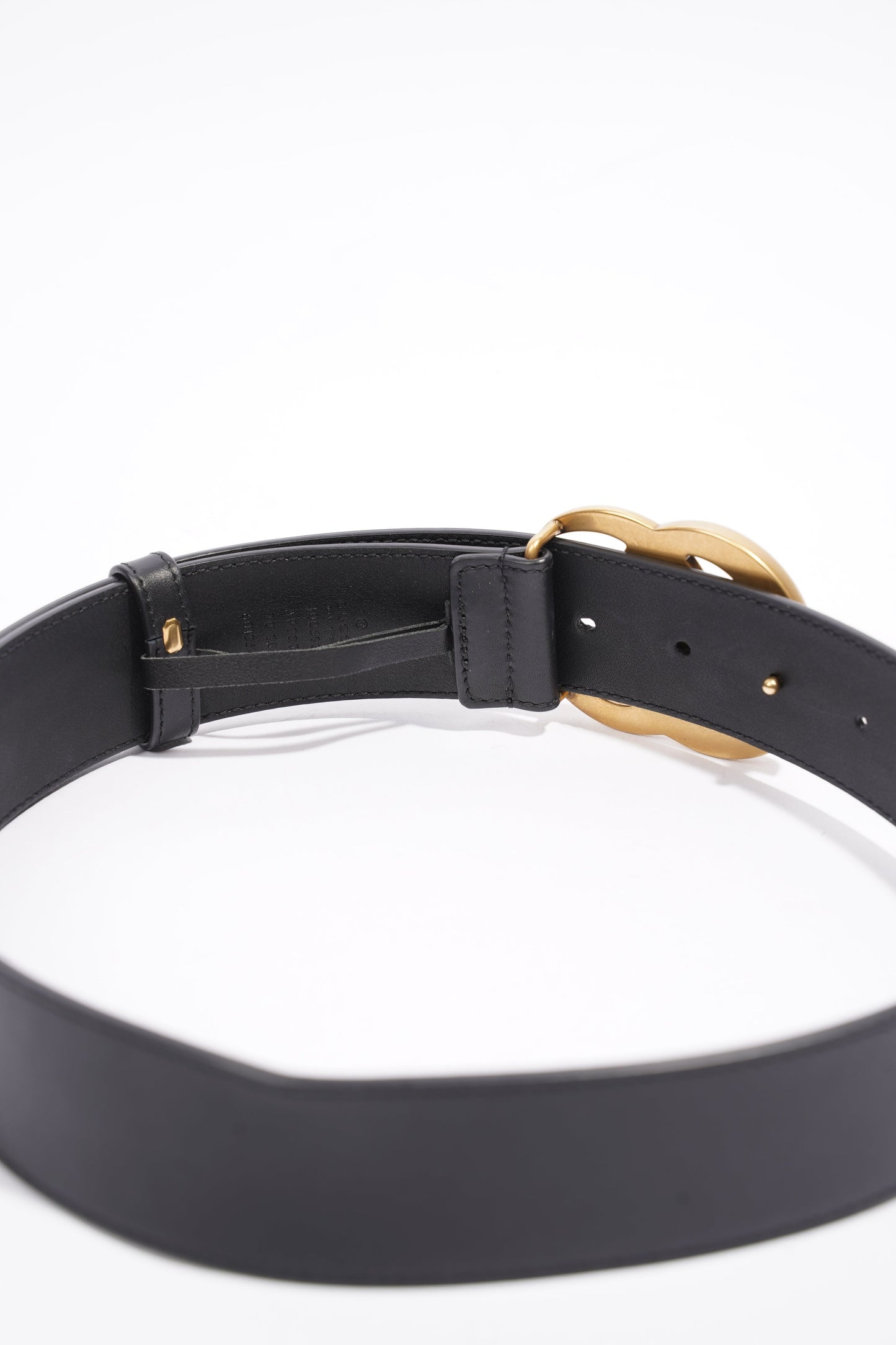 Gucci GG Marmont Belt Black Leather 70cm 28"