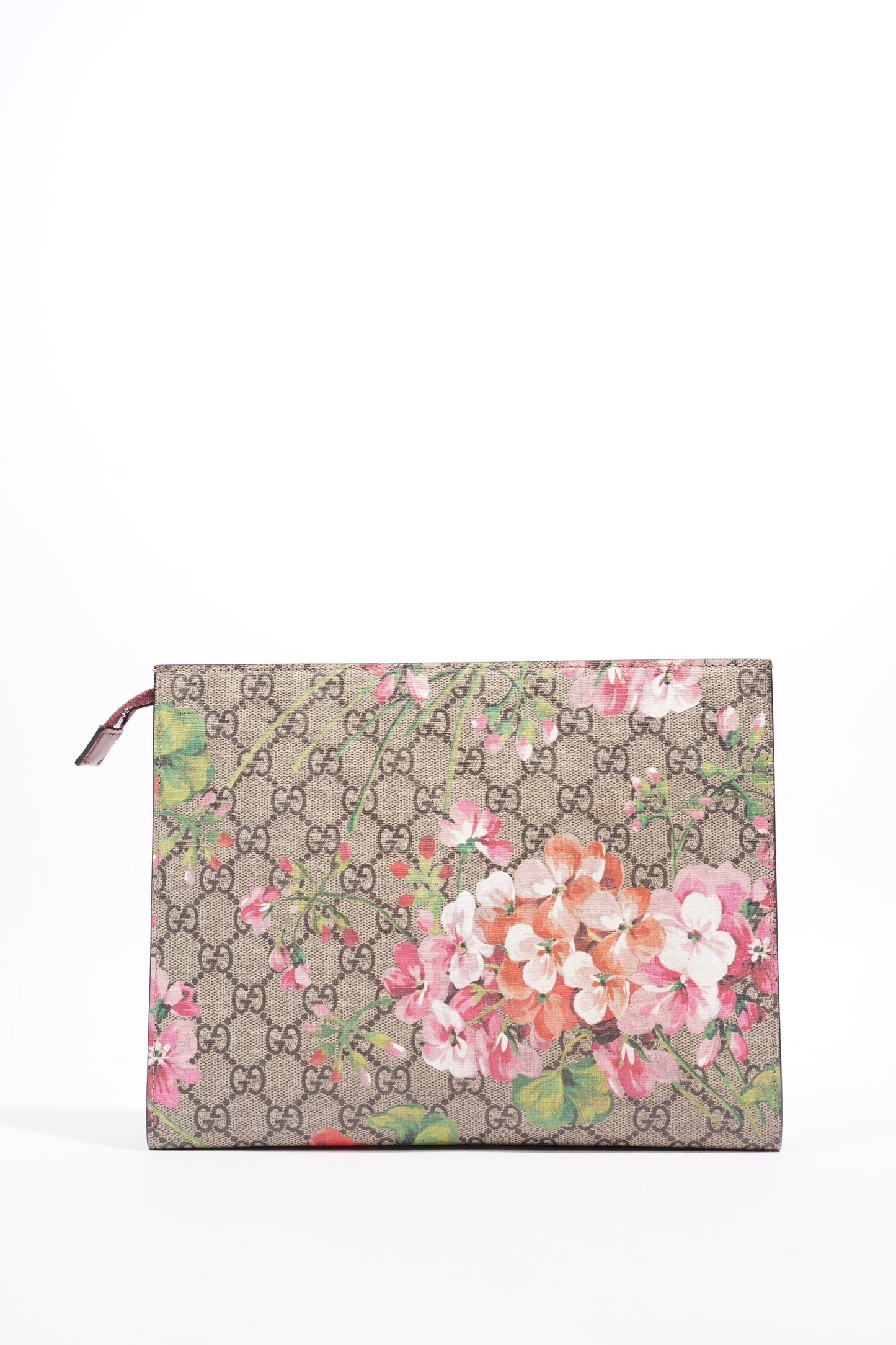 Gucci Gucci Blooms Cosmetic Pouch GG Supreme Floral Coated Canvas Large