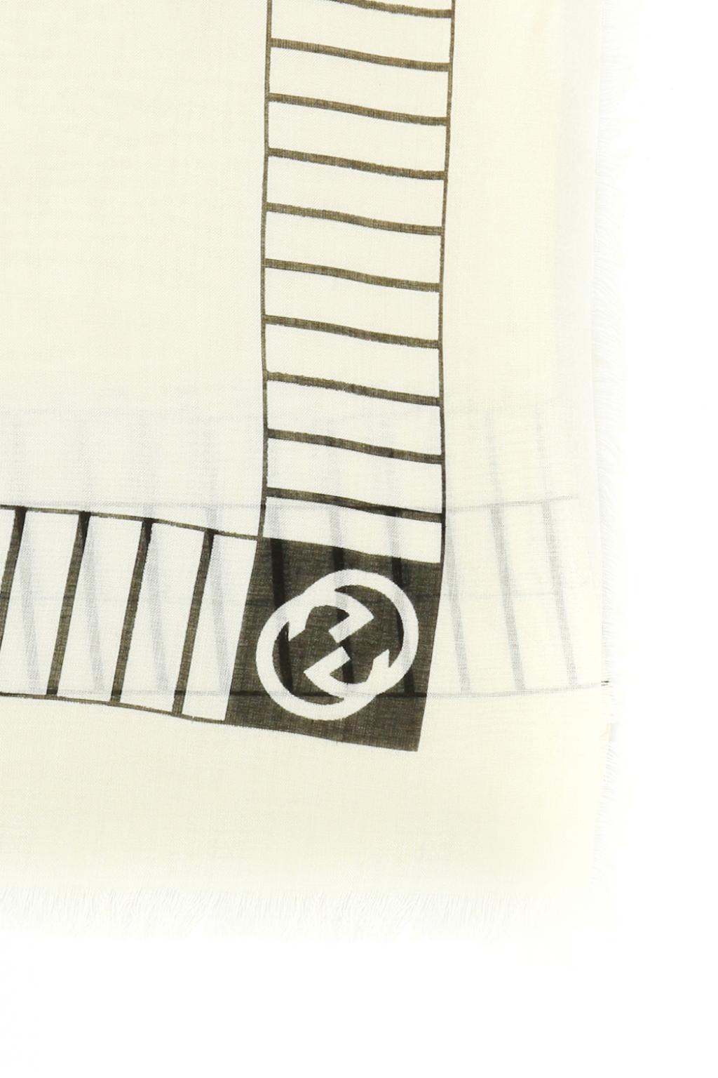 Gucci NY Yankees Scarf in Ivory