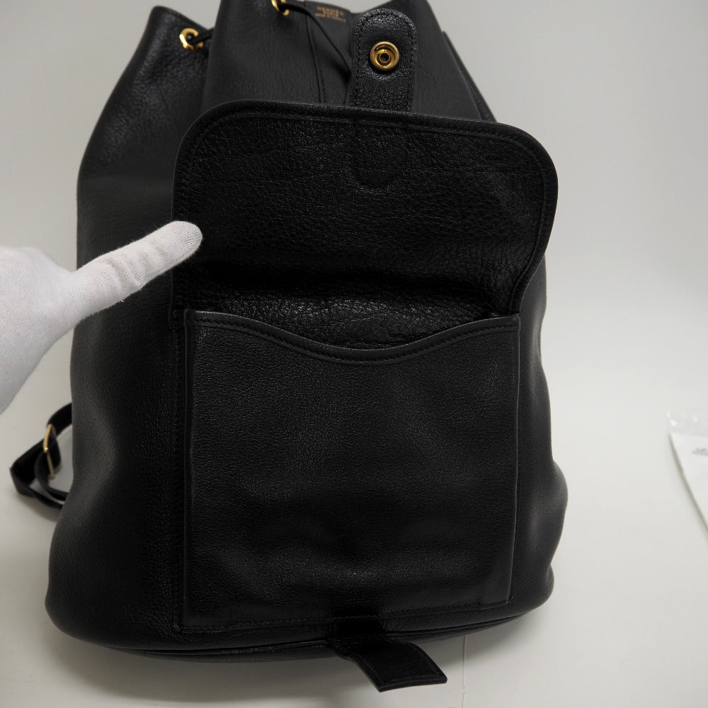 HERMES Backpack Buffl black Sac A Dos Baden mens Used