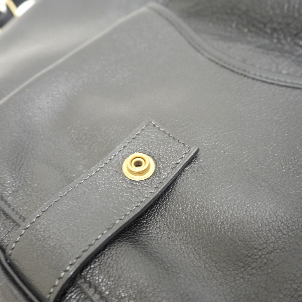 HERMES Backpack Buffl black Sac A Dos Baden mens Used