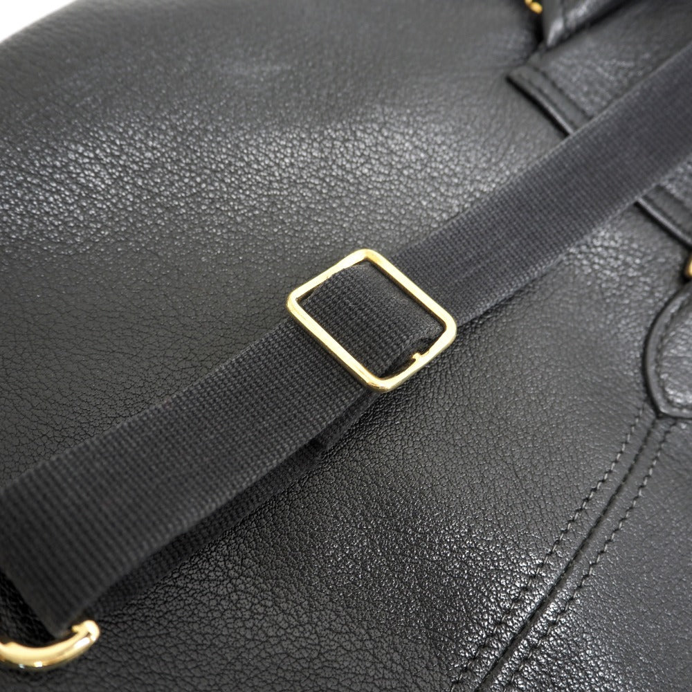 HERMES Backpack Buffl black Sac A Dos Baden mens Used