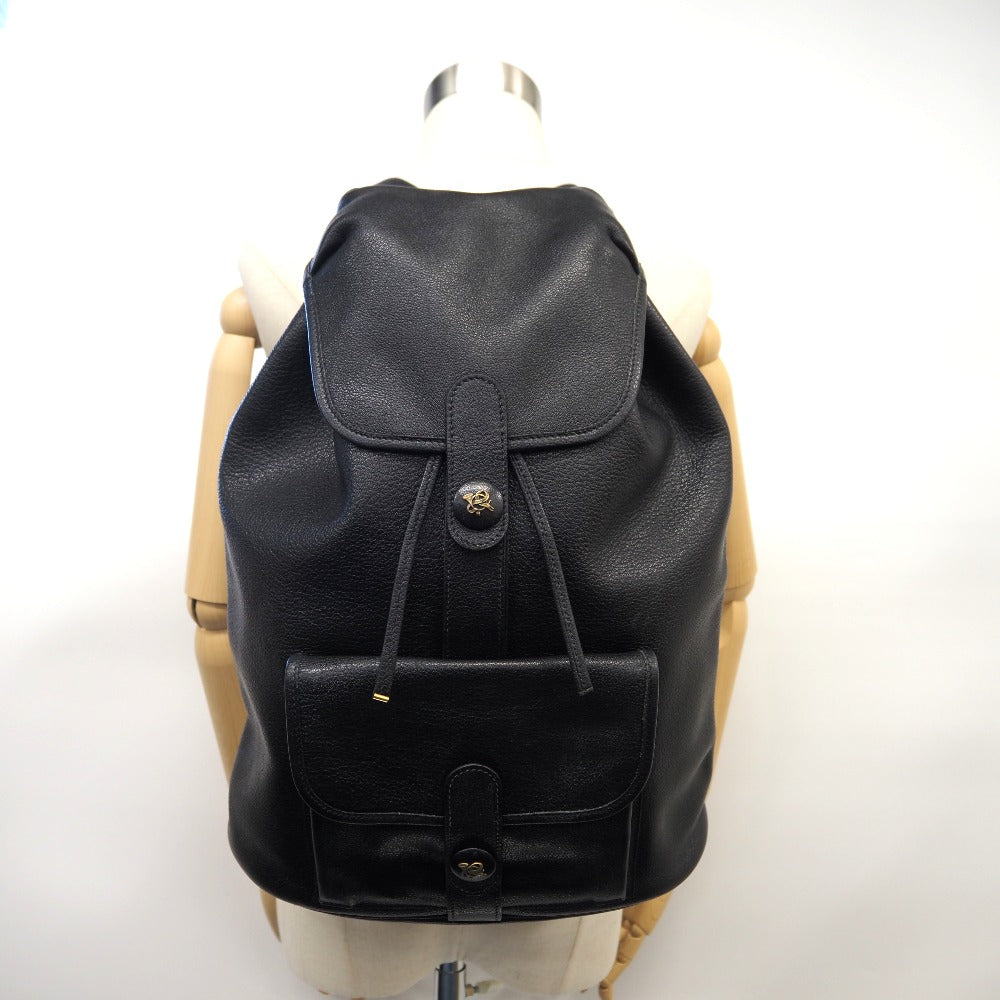 HERMES Backpack Buffl black Sac A Dos Baden mens Used