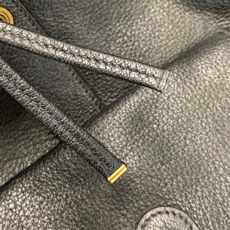 HERMES Backpack Buffl black Sac A Dos Baden mens Used